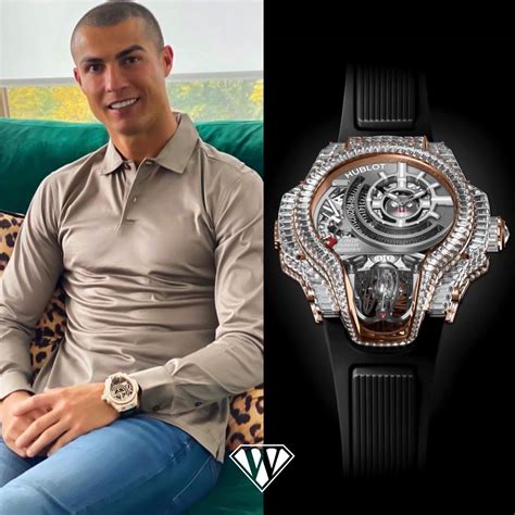 cristiano ronaldo hublot|cristiano ronaldo white gold watch.